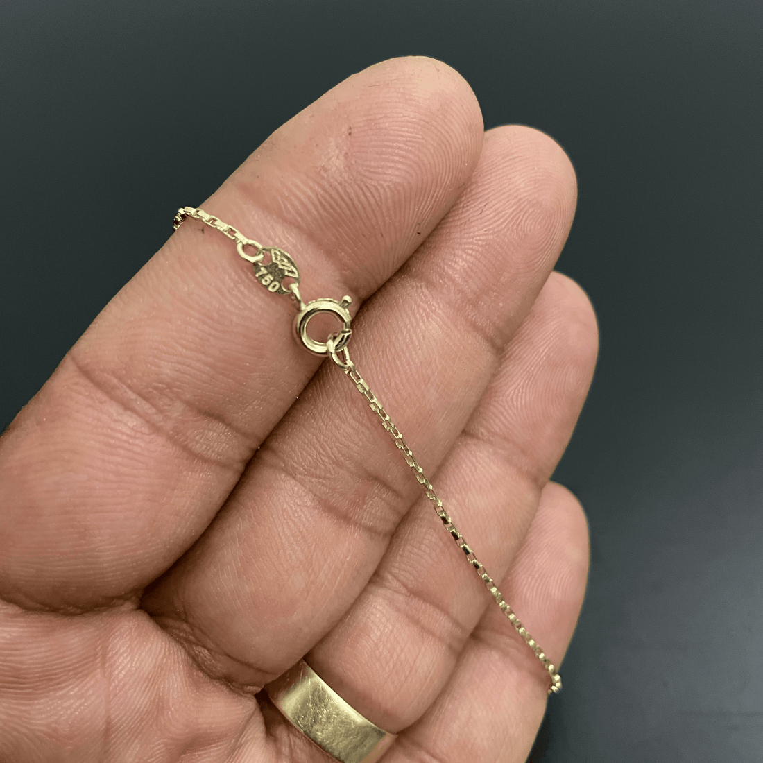 Pulseira Fininha Veneziana 1mm Fecho Boia