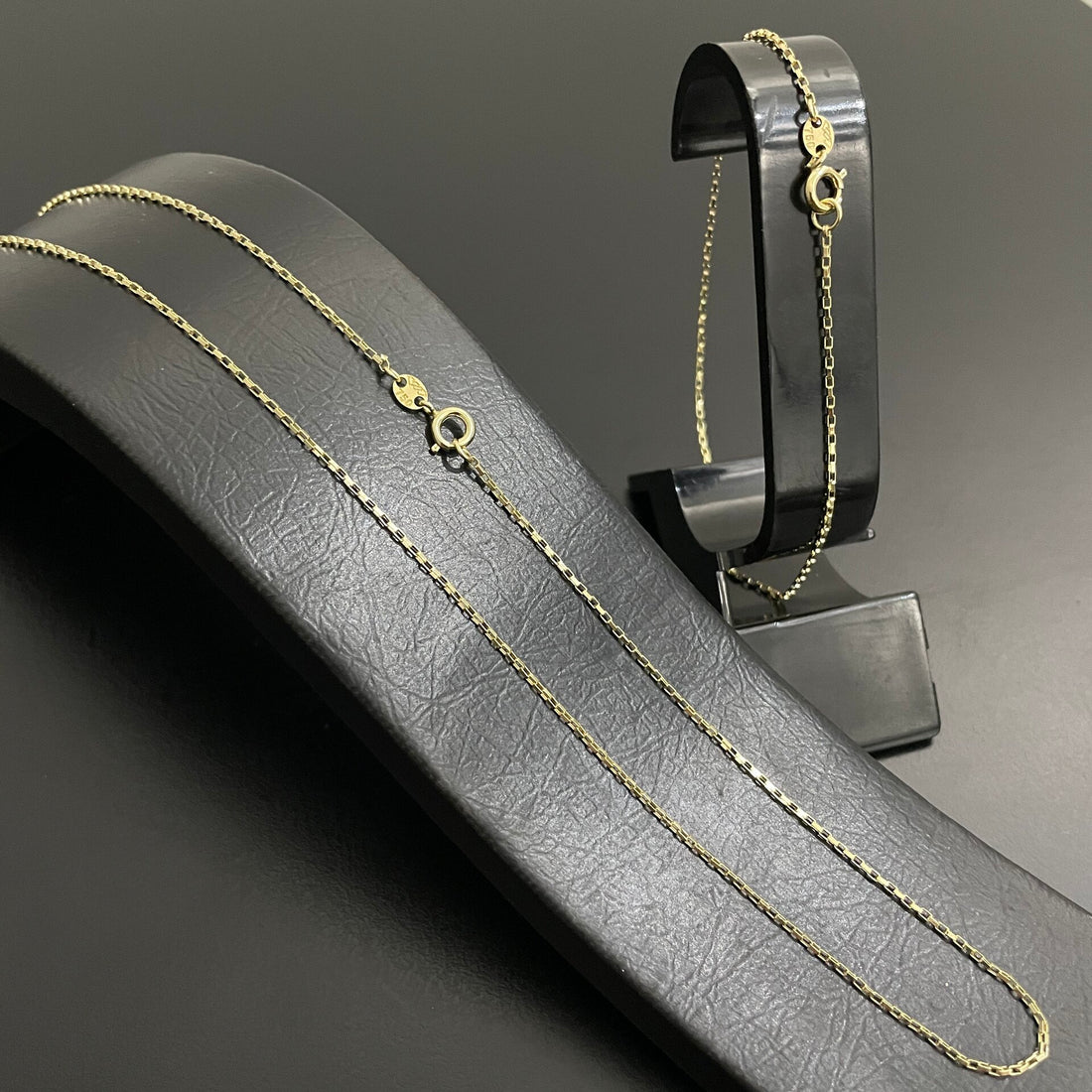Conjunto de Moeda Antiga veneziana 1mm Fecho Boia