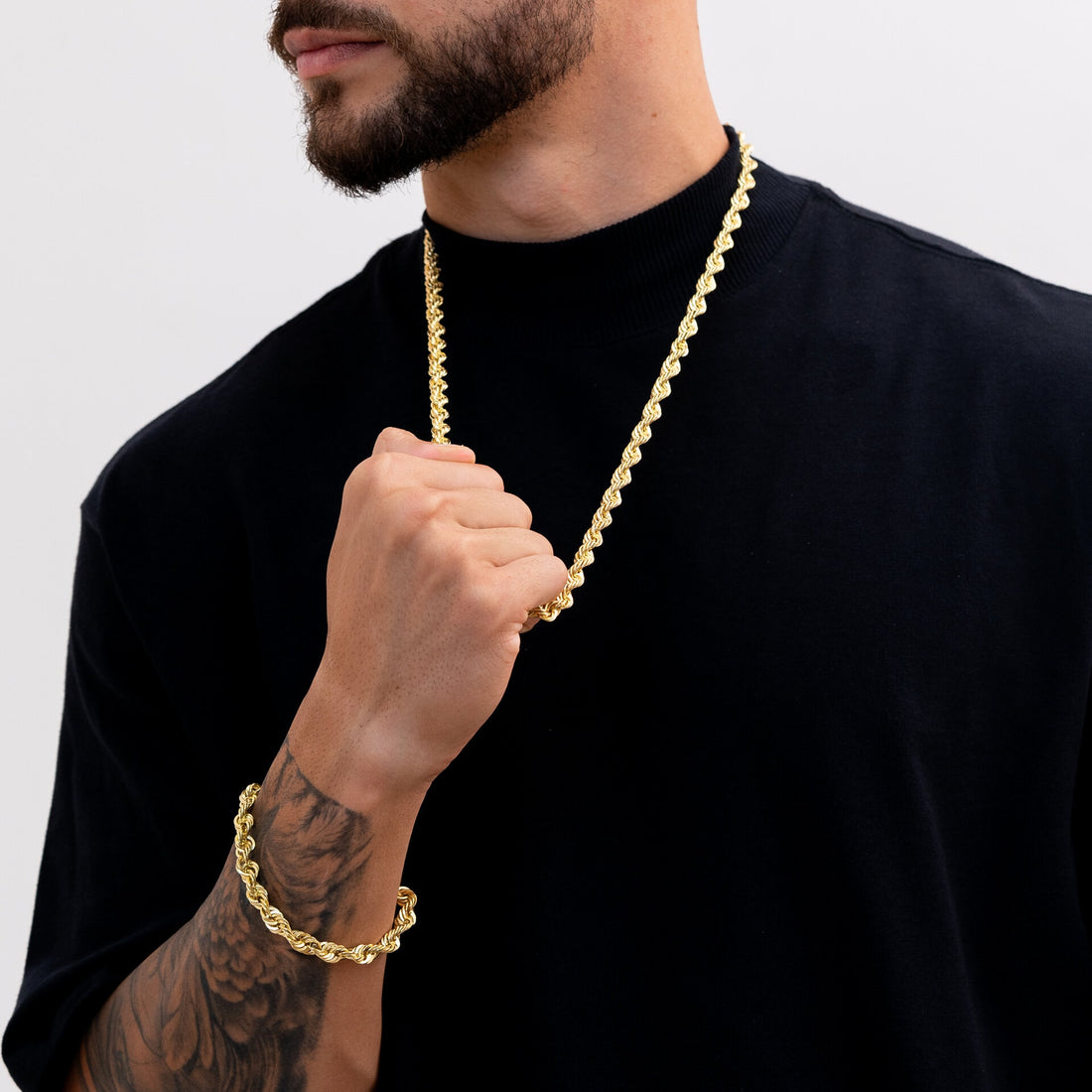 Conjunto Elo baiano 8mm de moeda antiga