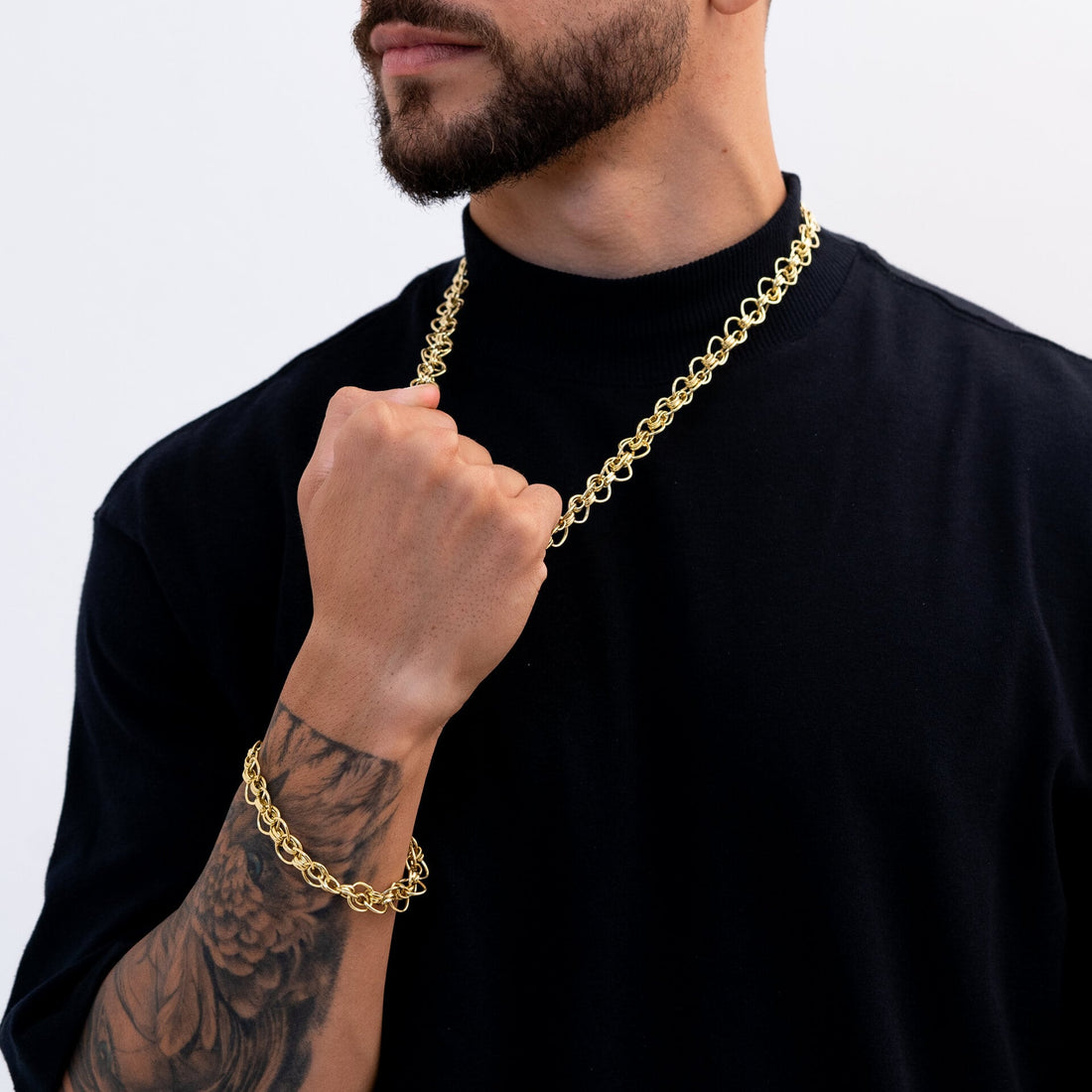 Conjunto Gladiadora 10mm de moeda antiga