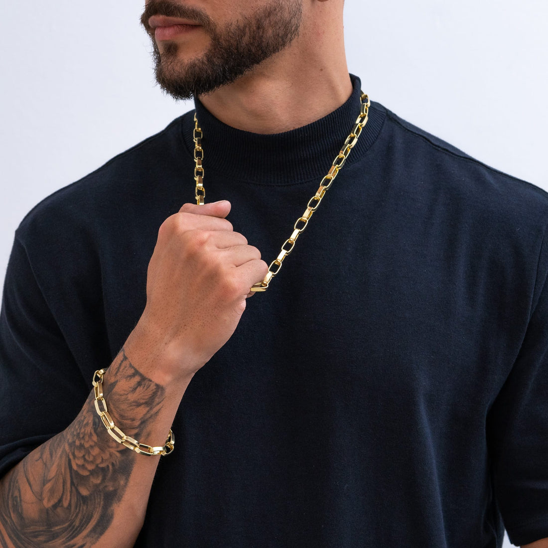 Conjunto Tijolinho 8mm de Moeda Antiga