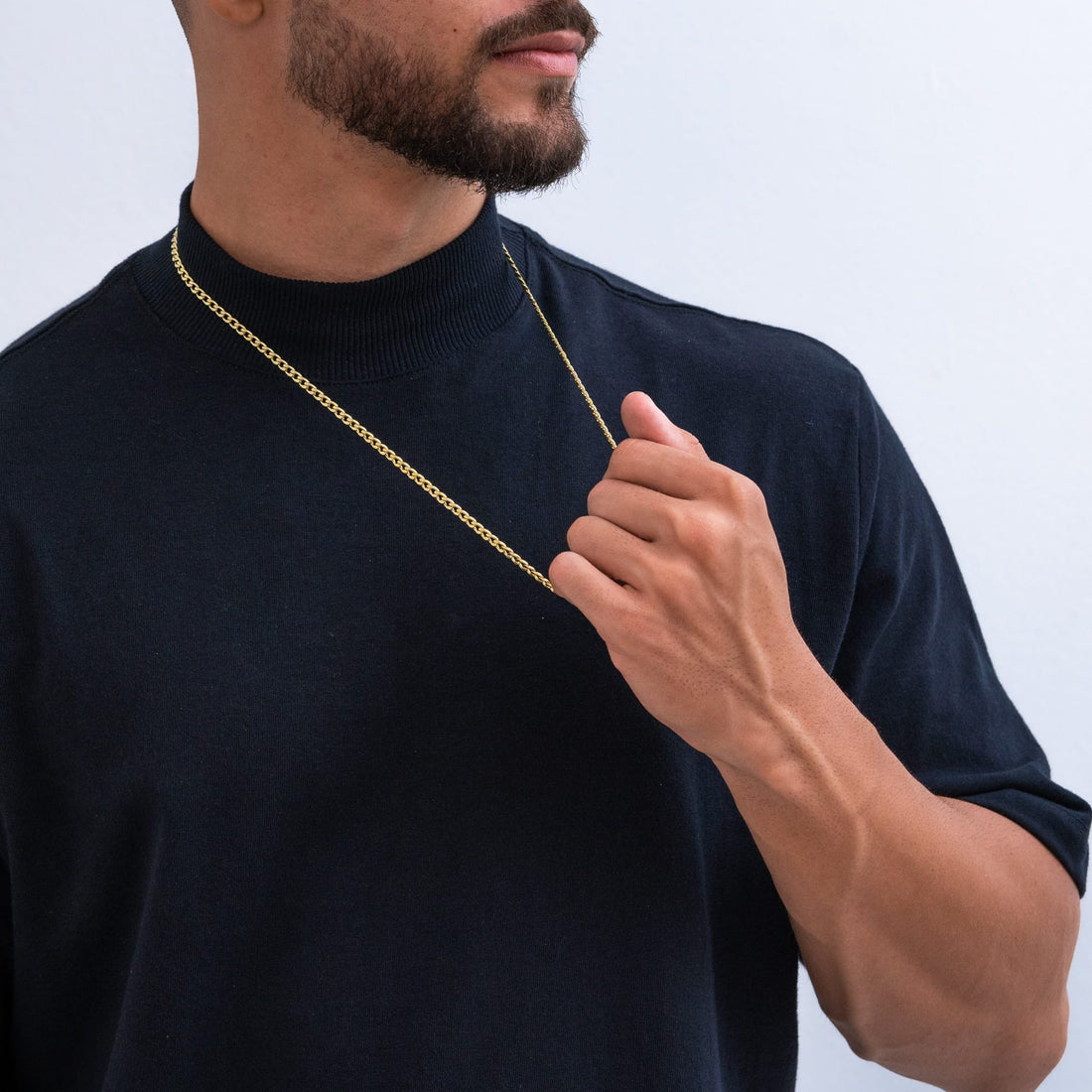 Conjunto pitbull 4mm fecho canhão de moeda antiga
