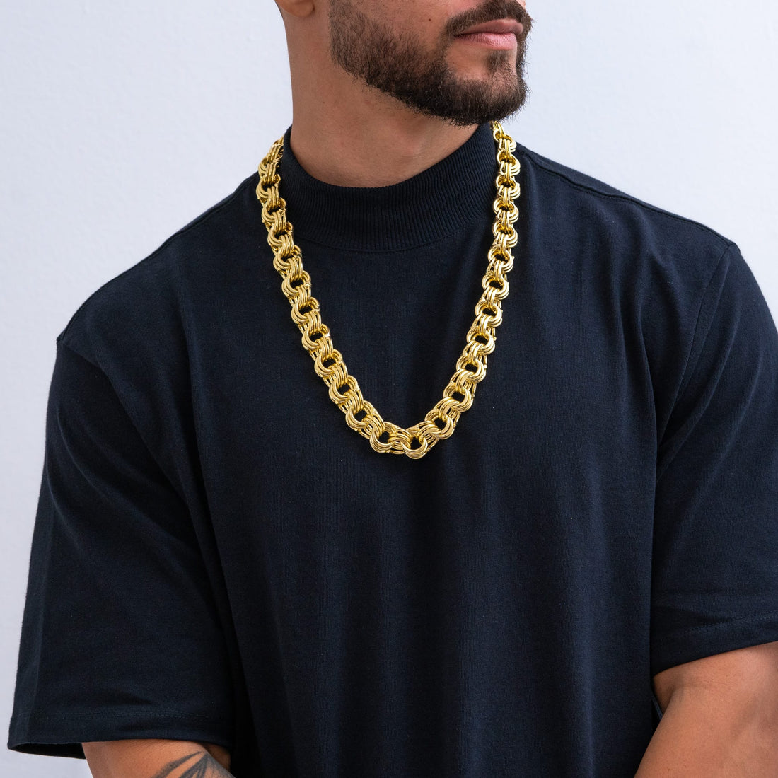 Corrente/cordão Madri Tripla 21mm de Moeda Antiga