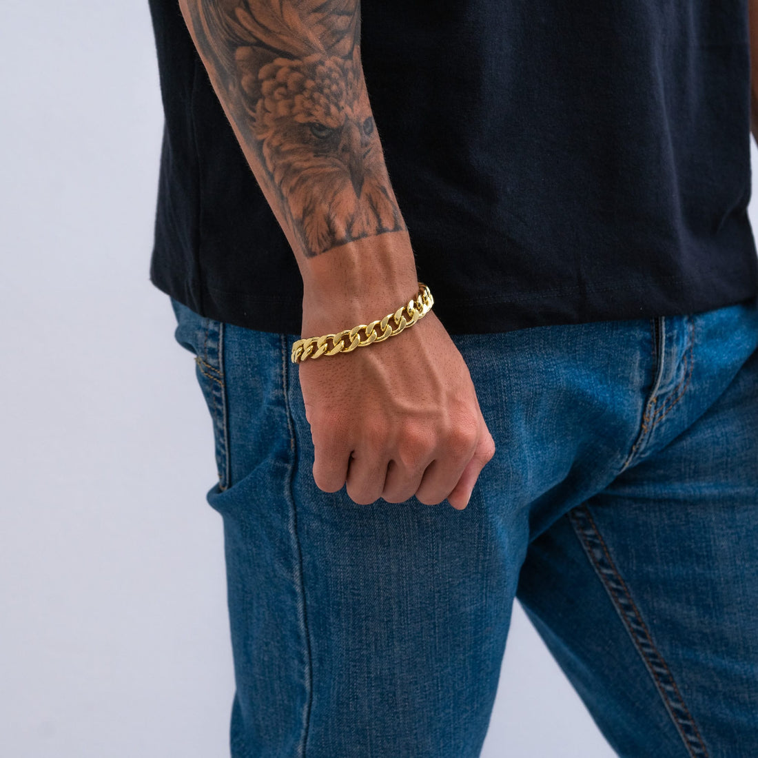 Pulseira Pitbull 12mm de moeda antiga